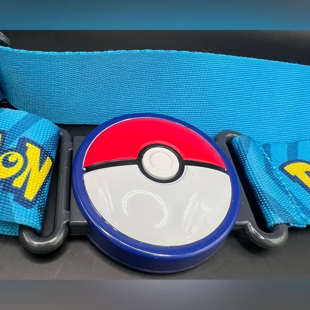 Pokémon Blue Belt with Poké Ball Buckle, Plastic, Youth,‎ Adjustable